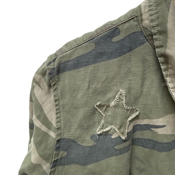 Rails‎ Marcel Camo Stars Button Down Shirt Jacket Women's Size S - Picture 6 of 8